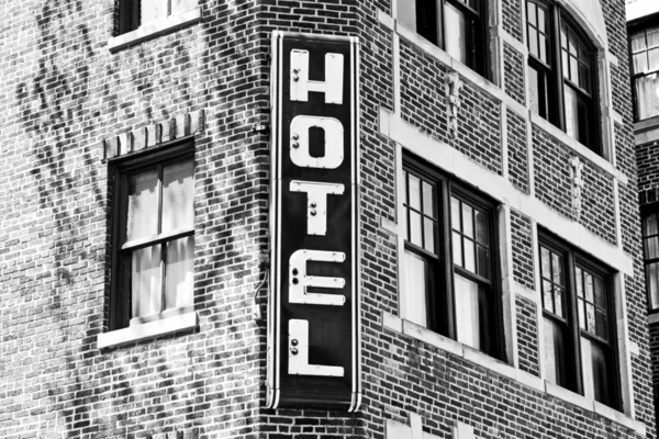 Hotel americano tradicional — Fotografia de Stock