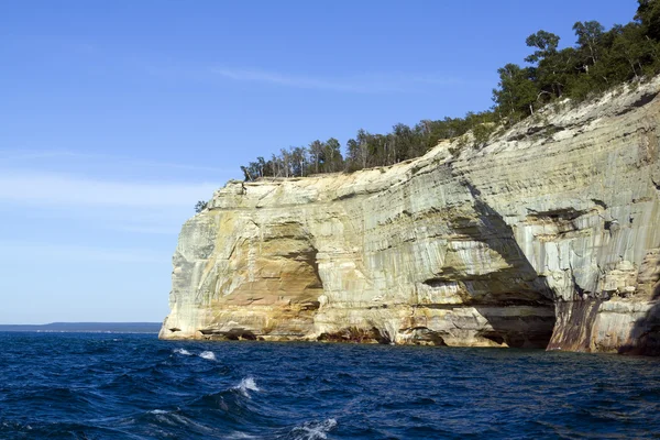 Górny półwysep (na zdjęciu skały) - michigan, Stany Zjednoczone Ameryki — Zdjęcie stockowe
