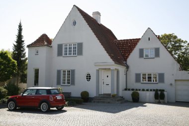 Danish luxury villa clipart