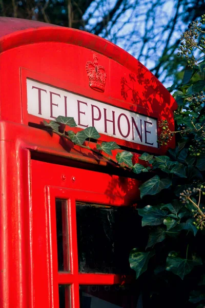 stock image London red phone booth