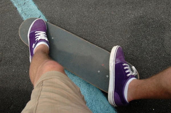 Testar skateboard - 007 — Stockfoto