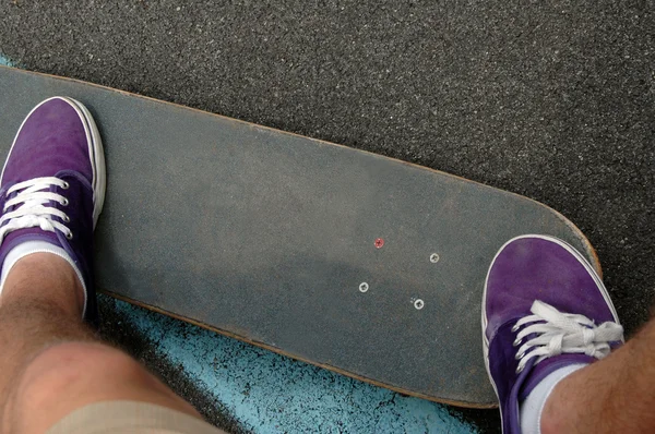 Test skateboarden - 002 — Stockfoto