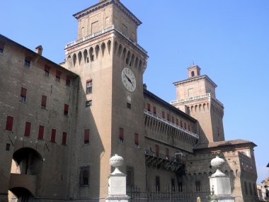 The Castle of Ferrara city - Italy clipart