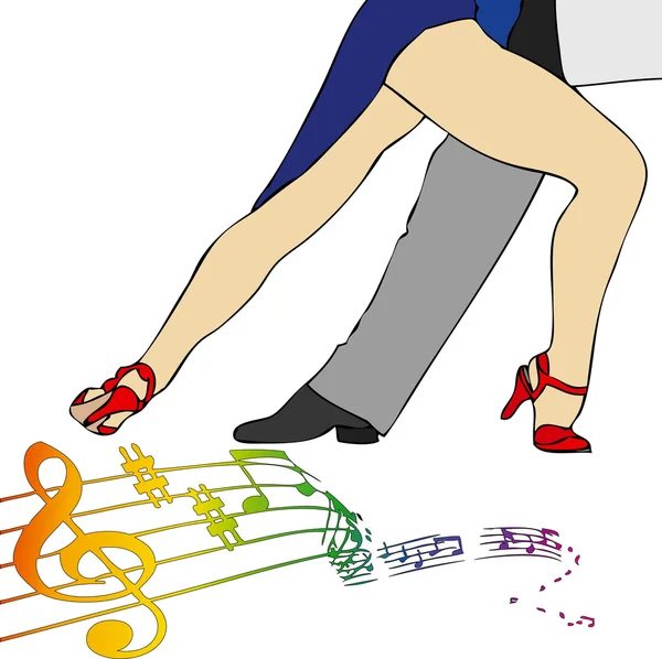 A tango step — Stock Photo, Image