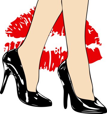 I love black High Heels clipart