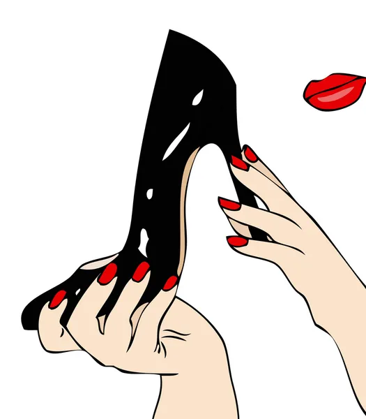 The charm of high heel shoes — Stock Photo, Image