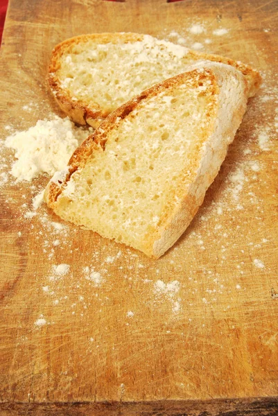 Ev yapımı ekmek 015 dilimleri — Stok fotoğraf