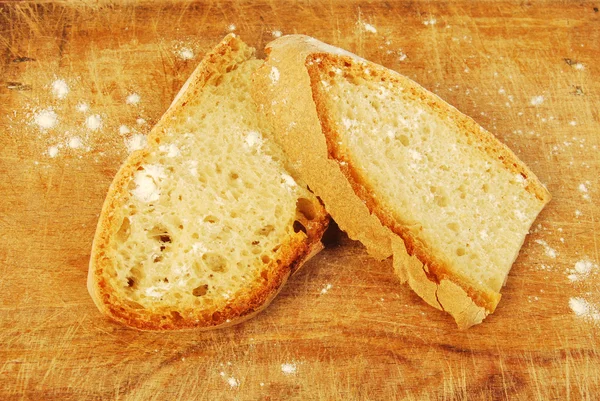 Segmenten van zelfgebakken brood 004 — Stok fotoğraf
