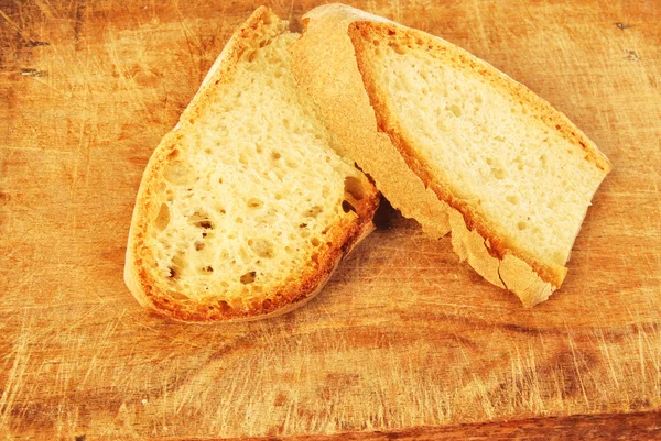 002 自家製のパンのスライス — ストック写真