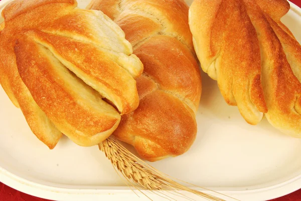 Хлеб на подносе 012 — стоковое фото