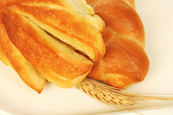Хлеб на подносе 009 — стоковое фото