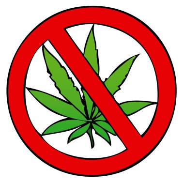 No to drugs clipart