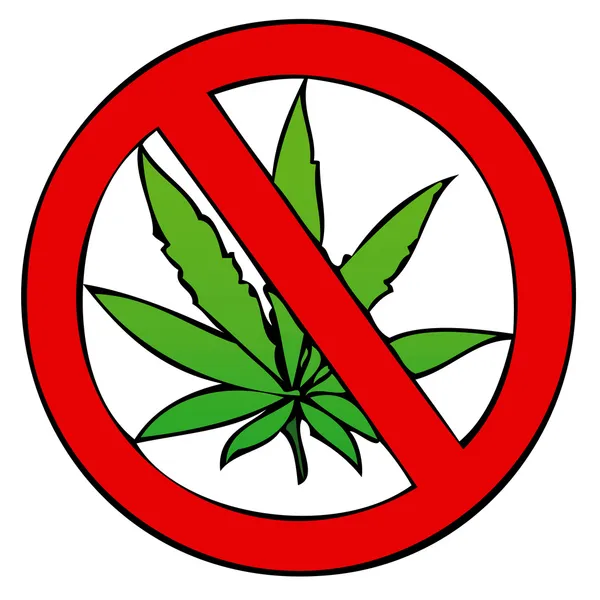 Nee tegen drugs — Stockfoto