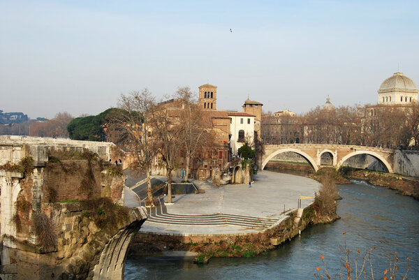 City of Rome - Tiber Island - Italy 045