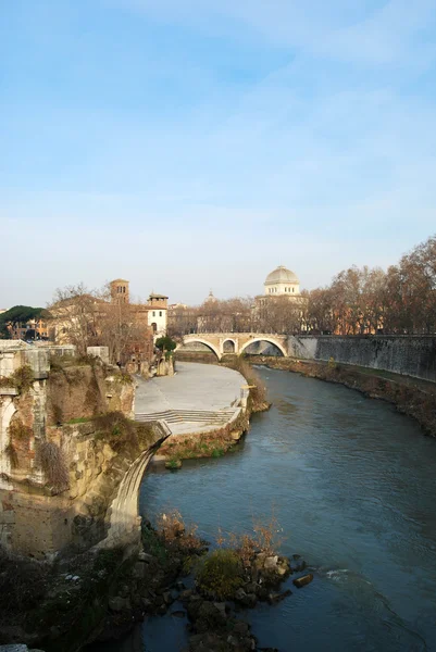 stock image City of Rome - Tiber Island - Italy 044
