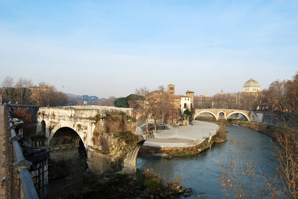 City of Rome - Tiber Island - Italy 051
