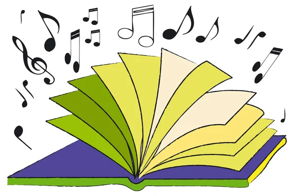 The book of music — Stock Photo, Image