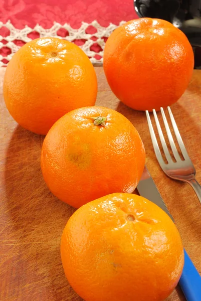 Gruppe von Orangen — Stockfoto