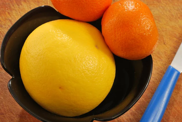 Grapefruit und Clementine 004 — Stockfoto
