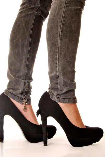 Jeans and high heels 006 — Stock Photo, Image