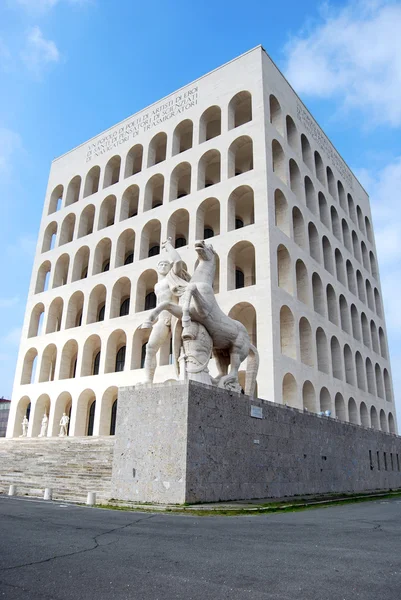 ローマのエウル (宮殿の文明 082) - ローマ - イタリア — ストック写真