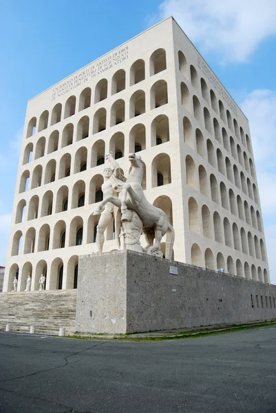 Róma Eur (Palace of Civilization 080) - Róma - Olaszország — Stock Fotó