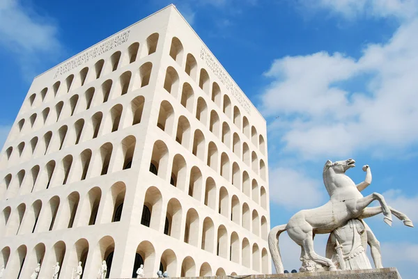 Řím Eur (palác z civilizace 003) - Řím - Itálie — Stock fotografie