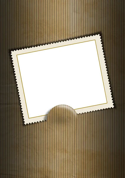 Hintergrund mit leerer Briefmarke — Stockfoto