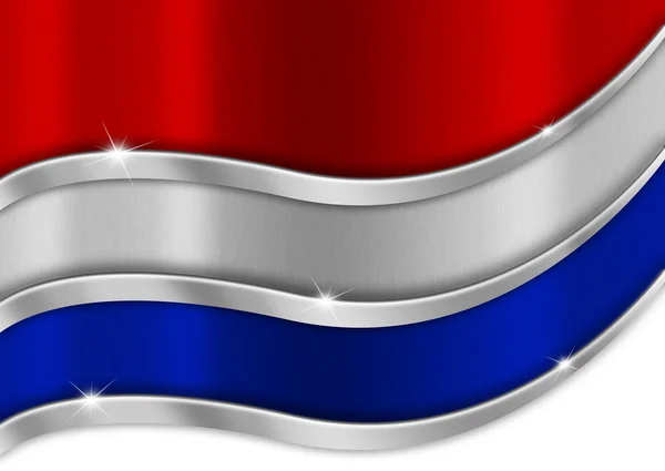 Bandeira de metal da Holanda — Fotografia de Stock