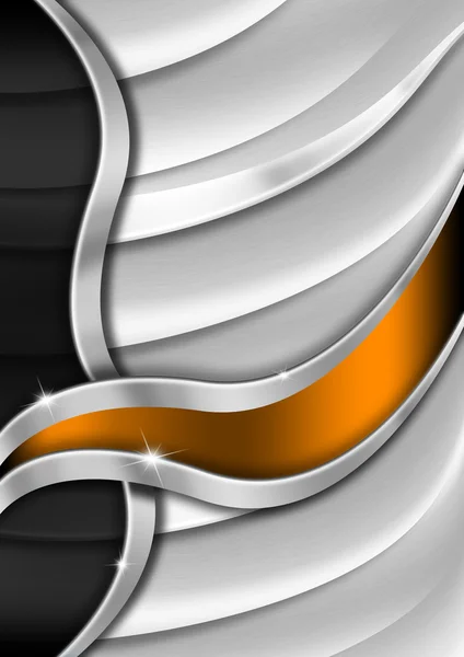 Orange und Metall Business Background — Stockfoto