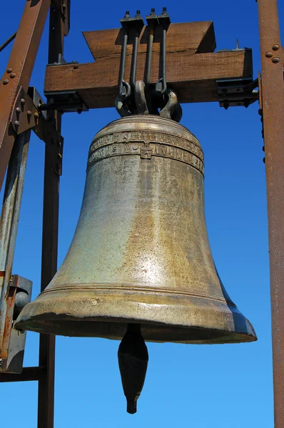 Cloche de bronze - Bell - Malcesine Italie — Photo