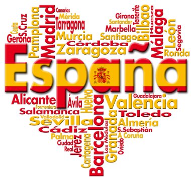 I Love España clipart