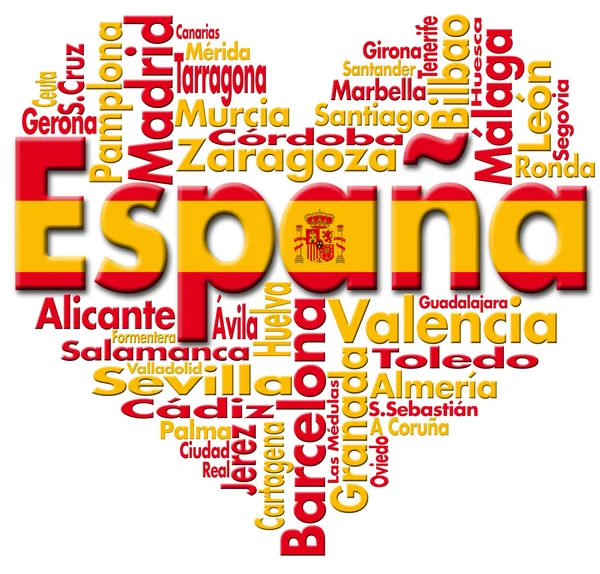 I Love España — Stock fotografie