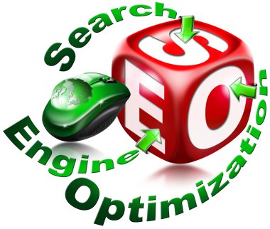 Cube SEO - Search engine optimization clipart