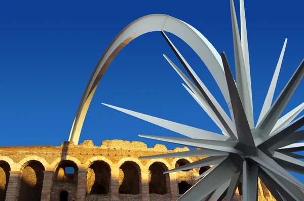 Arena di Verona con estrella — Foto de Stock