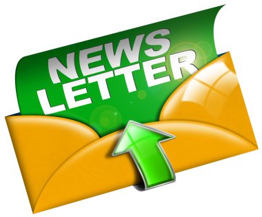 Newsletter Web Concept clipart