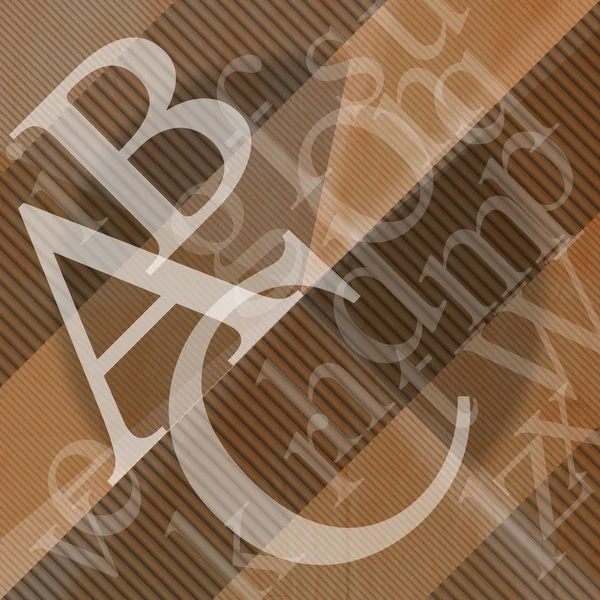 Аннотация ABC — стоковое фото