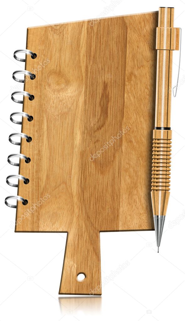 Notebook Shaped Cutting Board