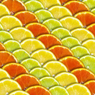 limon ve portakal arka plan
