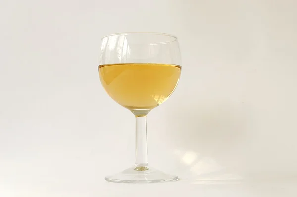 Glas Weißwein — Stockfoto