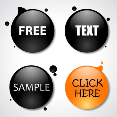 Web Buttons Templates clipart