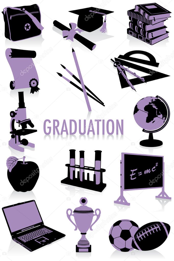 Graduation silhouettes