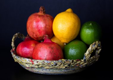 Assorted Fruit Arrangement clipart