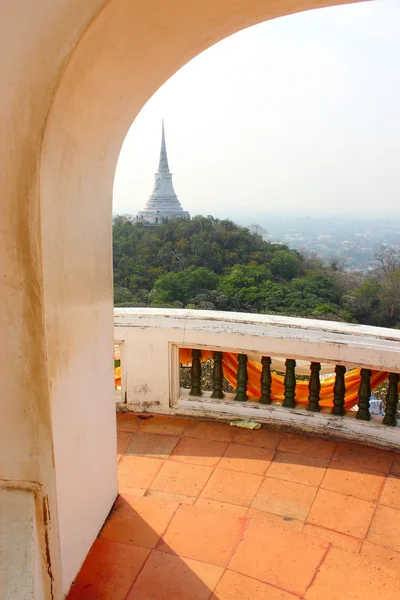 View from Khao Wang, Old King Palace in Petchburi, Thailand — Stock Photo, Image