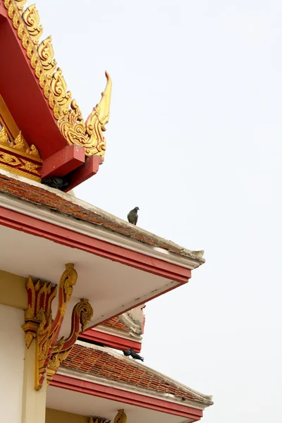 Tetto della chiesa buddista — Foto Stock