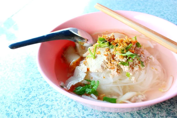 stock image Noodle soup thai