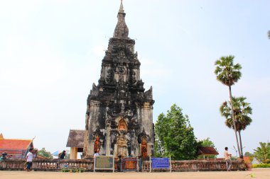 Ing Hang Stupa in Savannakhet, Laos. clipart