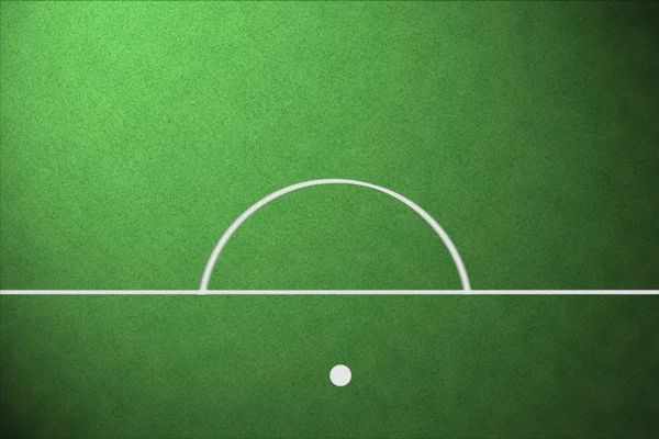 Fußballplatz mit Linien auf Gras — Stockfoto