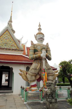 iç avluya wat arun Tapınağı, Bangkok, Tayland