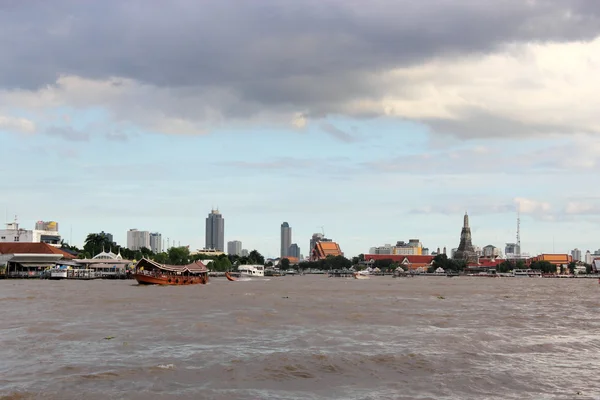 stock image Chao praya river in bangkok